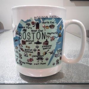 225 5th PTS International MY PLACE Boston Porcelain Coffee Mug Cup G.U.Condition